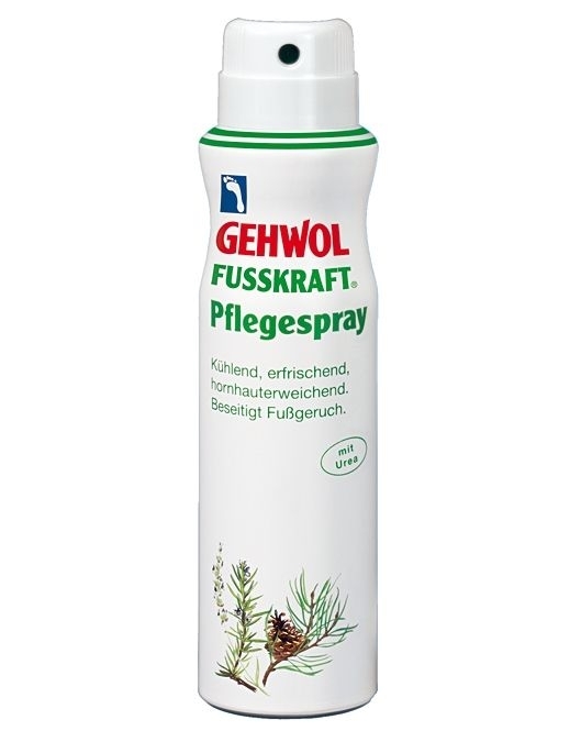 GEHWOL Pflegespray, Fußdeodorant Schuhspray gegen Fußgeruch, mit Urea,150 ml 