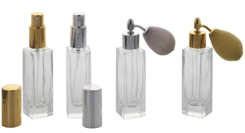 Kosmetikexpertin.de | Glas-Flakon leer, Parfüm-Zerstäuber, 30ml, Ballpumpe,  Kosmetex Gerade Linie, für Colognes, | Kosmetik online kaufen